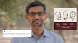 Sundar Pichai Reacts To Google Scientists' 2025 Nobel Prize Win In Physics, Says "Feeling Lucky"