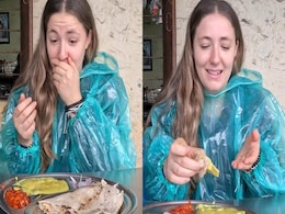 Watch: British Vlogger Tries Maharashtrian Pithla Bhakri. Her Honest Take Is Viral Watch: British Vlogger Tries Maharashtrian Pithla Bhakri. Her Honest Take Is Viral