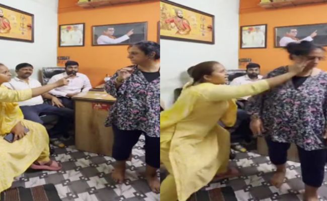 MNS Worker Slaps Woman, Forces Her To Apologise For Abusing Her Husband