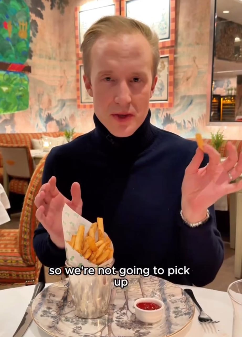 "Too Much Stress" - Internet Reacts To 'Formal' Way To Eat French Fries
