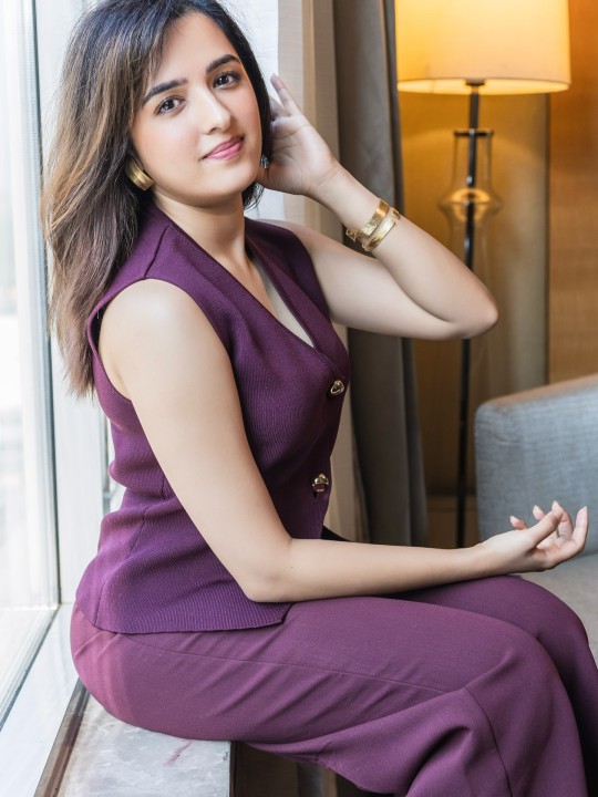 Shirley Setia Glows in Plum Perfection