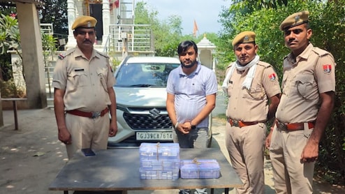 राजस्थान पुलिस की बड़ी कार्रवाई, 45 किलो चांदी और 10 लाख रुपये जब्त; एक गिरफ्तार 