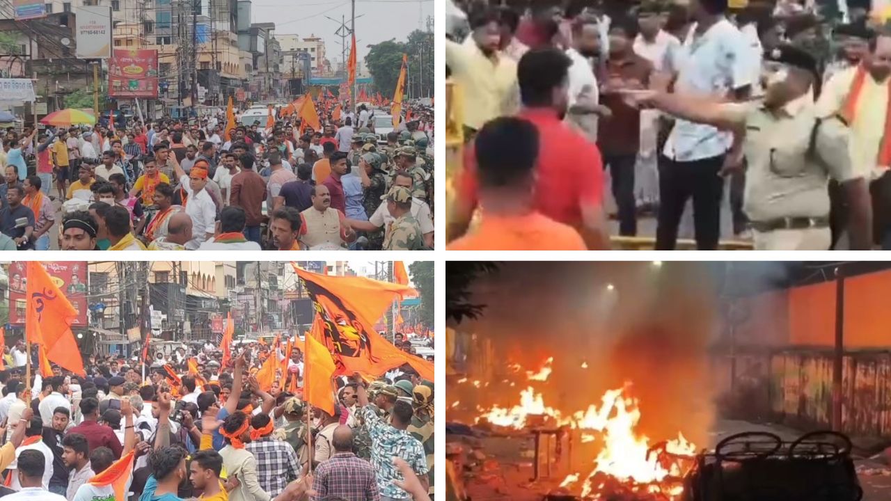 कटक: दुर्गा मूर्ति विसर्जन जुलूस में पथराव को लेकर विरोध प्रदर्शन, 24 घंटे के लिए इंटरनेट सेवा बंद