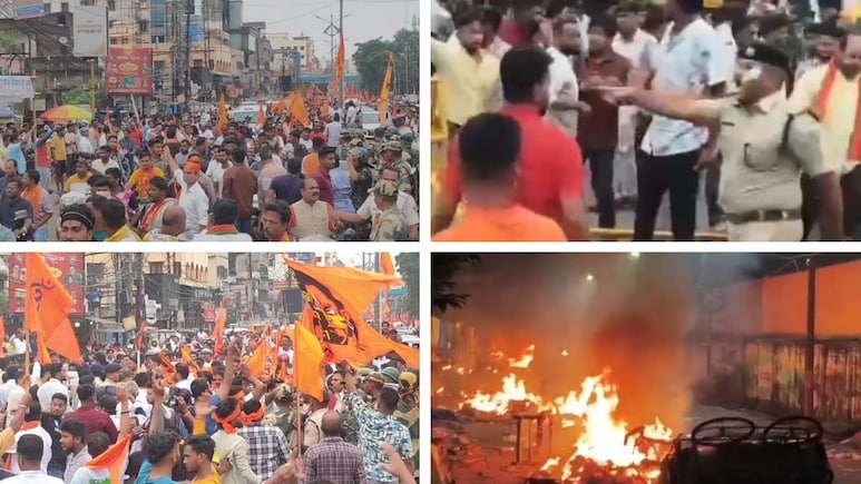 कटक में मूर्ति विसर्जन के दौरान पथराव के बाद हिंसा, इंटरनेट सेवा बंद, सीएम ने की शांति की अपील कटक में मूर्ति विसर्जन के दौरान पथराव के बाद हिंसा, इंटरनेट सेवा बंद, सीएम ने की शांति की अपील