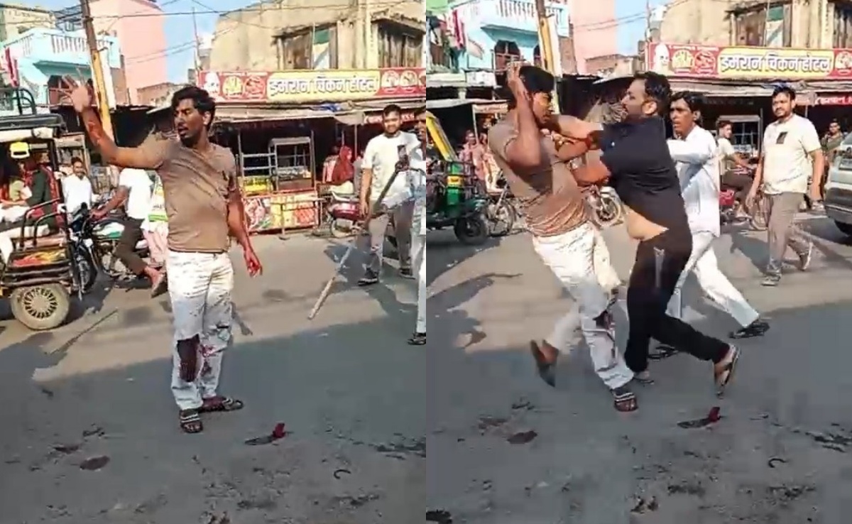 बुलंदशहर में भाई ने अपनी ही बहन को बीच सड़क चाकू से गोदा, आरोपी को लोगों ने दबोचा
