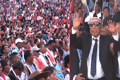 Naga Community Celebrates As Rebel Leader Muivah Returns Home After 50 Years Naga Community Celebrates As Rebel Leader Muivah Returns Home After 50 Years
