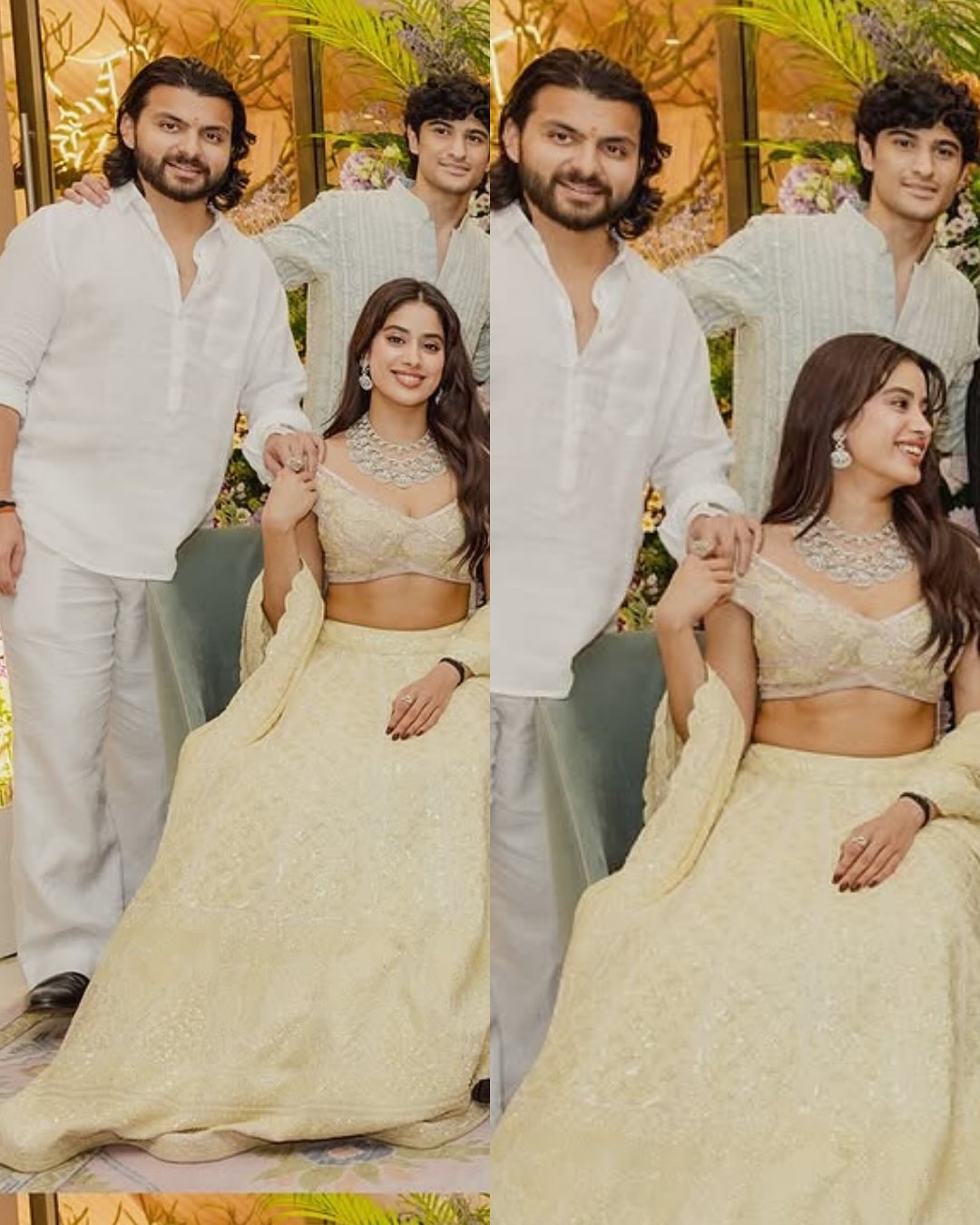 Crazy Viral: Janhvi Kapoor And Shikhar Pahariya's PDA-Filled Moments At Anshula's Engagement