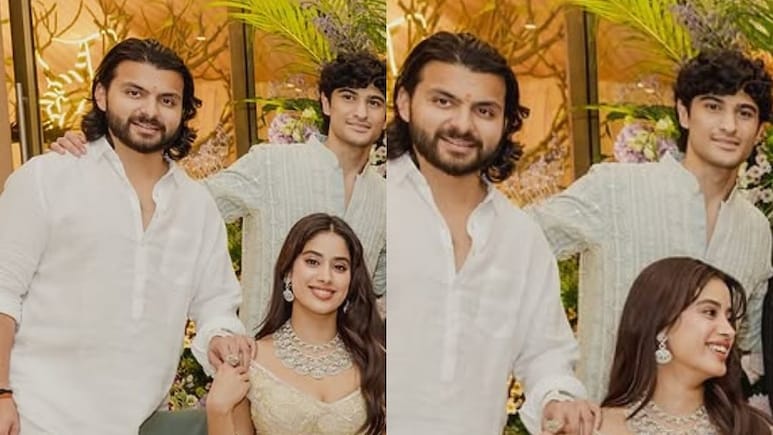 Crazy Viral: Janhvi Kapoor And Shikhar Pahariya's PDA-Filled Moments At Anshula's Engagement