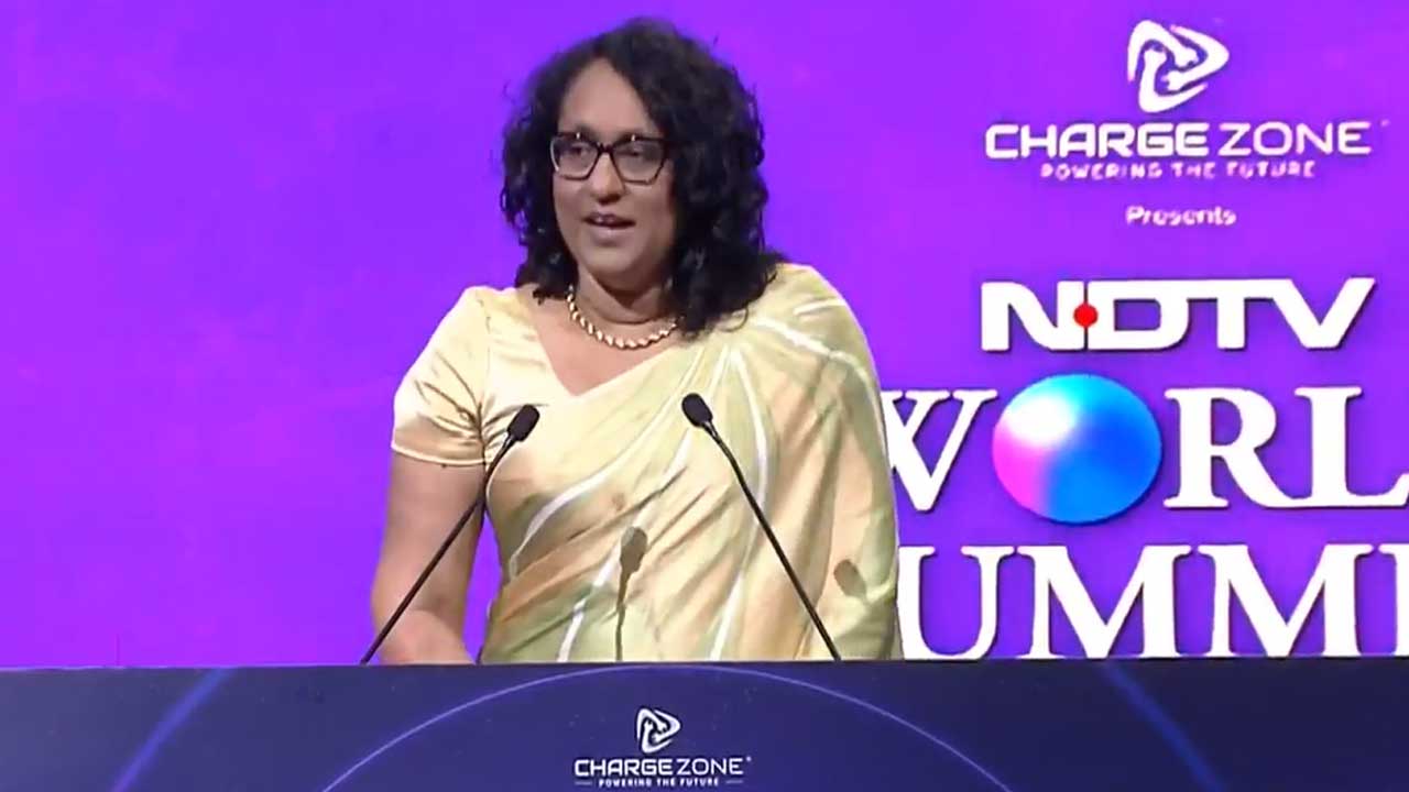 Sri Lankan PM Harini Amarasuriya Addresses NDTV World Summit 2025