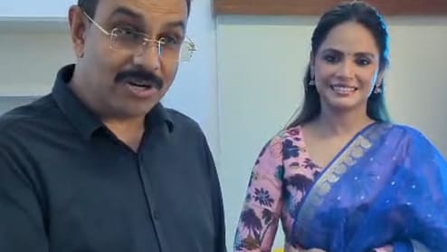 नीतू चंद्रा पहुंची एनडीटीवी के बिहार ऑफिस, लोगों को किया मतदान के लिए जागरूक