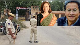 जोधपुर पहुंचीं सोनम वांगचुक की पत्&zwj;नी गीतांजल&zwj;ि, जेल में पत&zwj;ि से कर सकती हैं मुलाकात