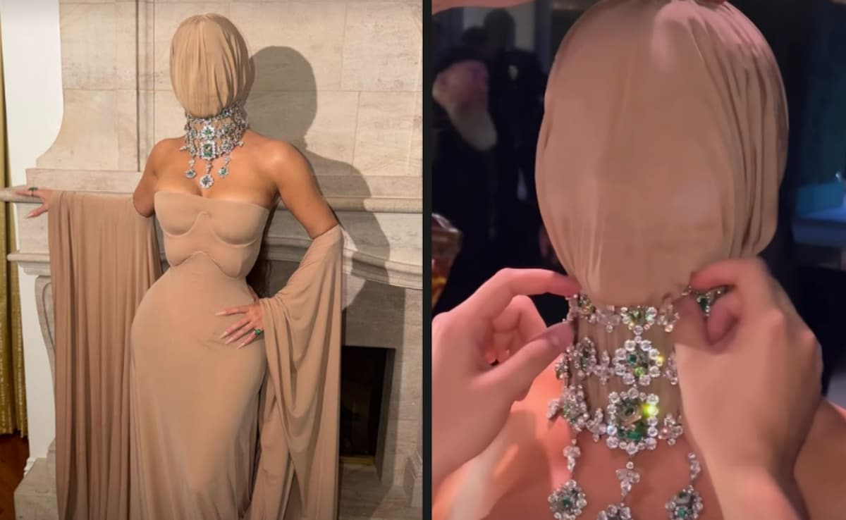 Kim Kardashians look at the Academy Museum Gala. Photo: Instagram/kimkardashian Kim Kardashians look at the Academy Museum Gala. Photo: Instagram/kimkardashian
