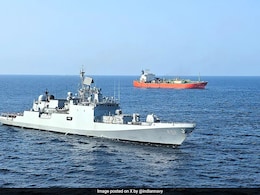 Pics: INS Trikand Carries Out Firefighting Operation Off Djibouti Coast Pics: INS Trikand Carries Out Firefighting Operation Off Djibouti Coast