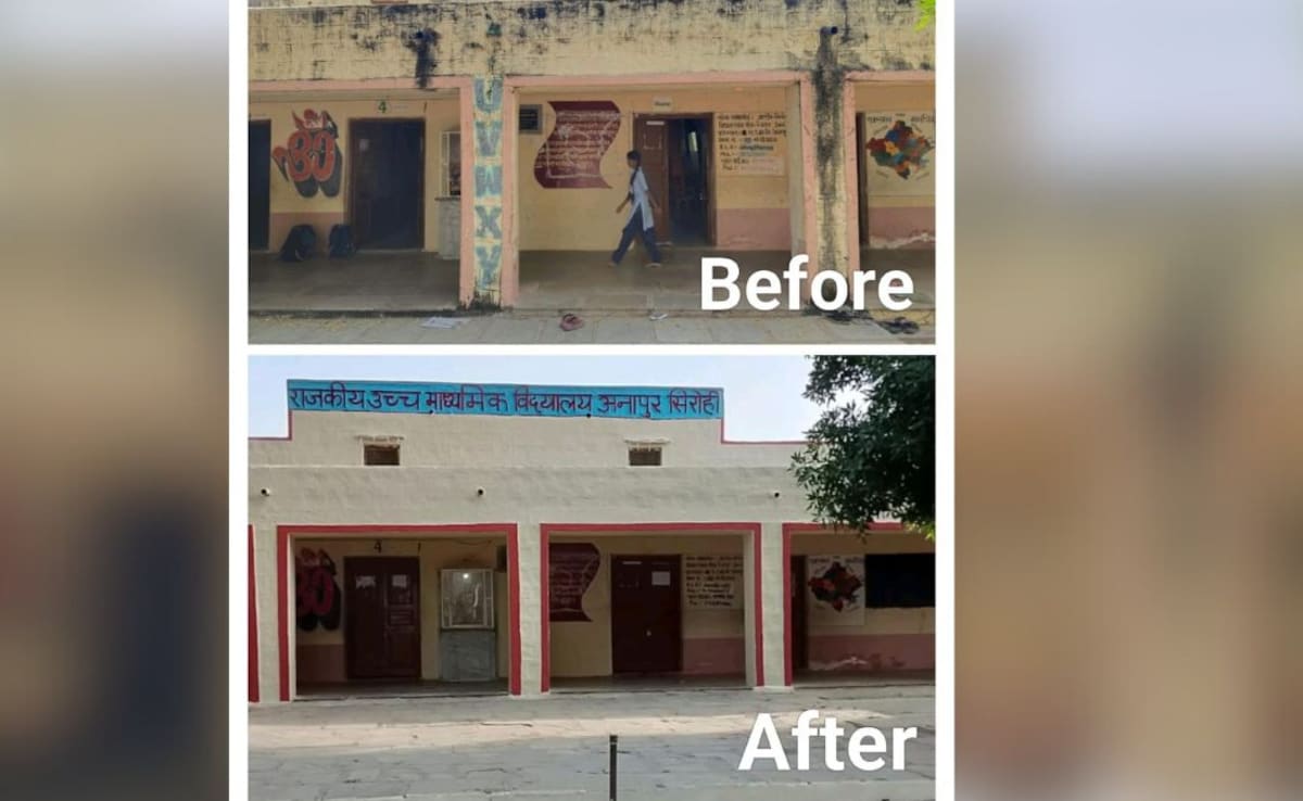 Rajasthan Government Schools Shine After Diwali Beautification. See Pics