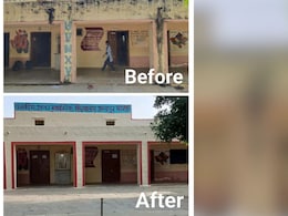 Rajasthan Government Schools Shine After Diwali Beautification. See Pics Rajasthan Government Schools Shine After Diwali Beautification. See Pics