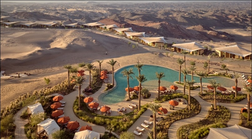 Six Senses Southern Dunes is the first inland resort in the Red Sea Project. Photo: Six Senses Six Senses Southern Dunes is the first inland resort in the Red Sea Project. Photo: Six Senses