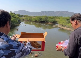 'Solving One Problem By Creating Another': Internet Reacts To Video Of Food Safety Officials Dumping Sweets In River