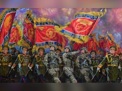 Kim, Kimchi And Machine Guns: Russia Exhibits North Korean Art