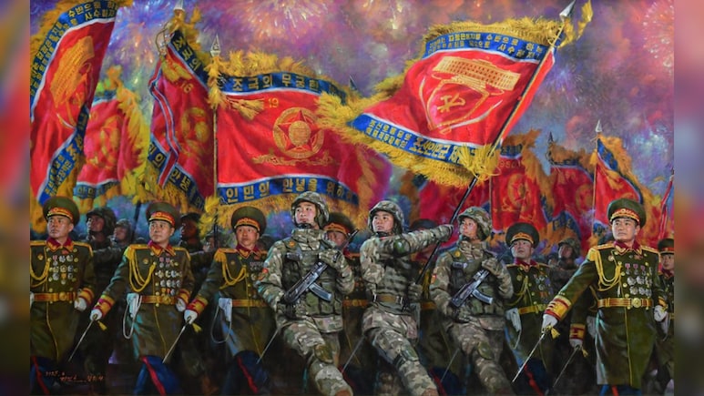 Kim, Kimchi And Machine Guns: Russia Exhibits North Korean Art
