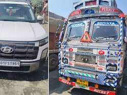 Creta As Pilot Car, 680 Kg Ganja Truck&#039;s Sneaky Journey Fails In UP