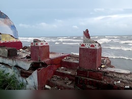 Cyclone Montha Makes Landfall In Andhra With Wind Speed Of 100 kmph Cyclone Montha Makes Landfall In Andhra With Wind Speed Of 100 kmph