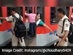 Watch: Railway Cop Snatches Woman's Phone On Train To Teach Lesson, Video Viral