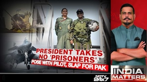 Super-Slap For Pak Propaganda: President Murmu Poses With Pilot Pak Claimed It Captured