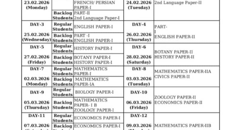 Andhra Pradesh Inter Public Exam 2026: Tentative Time Table Released For Class 11, 12 Check Complete Schedule Here
