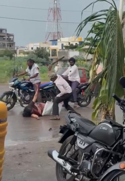 60-Year-Old Man Attacks Wife With Machete On Busy Karnataka Street: Shocking Video Emerges