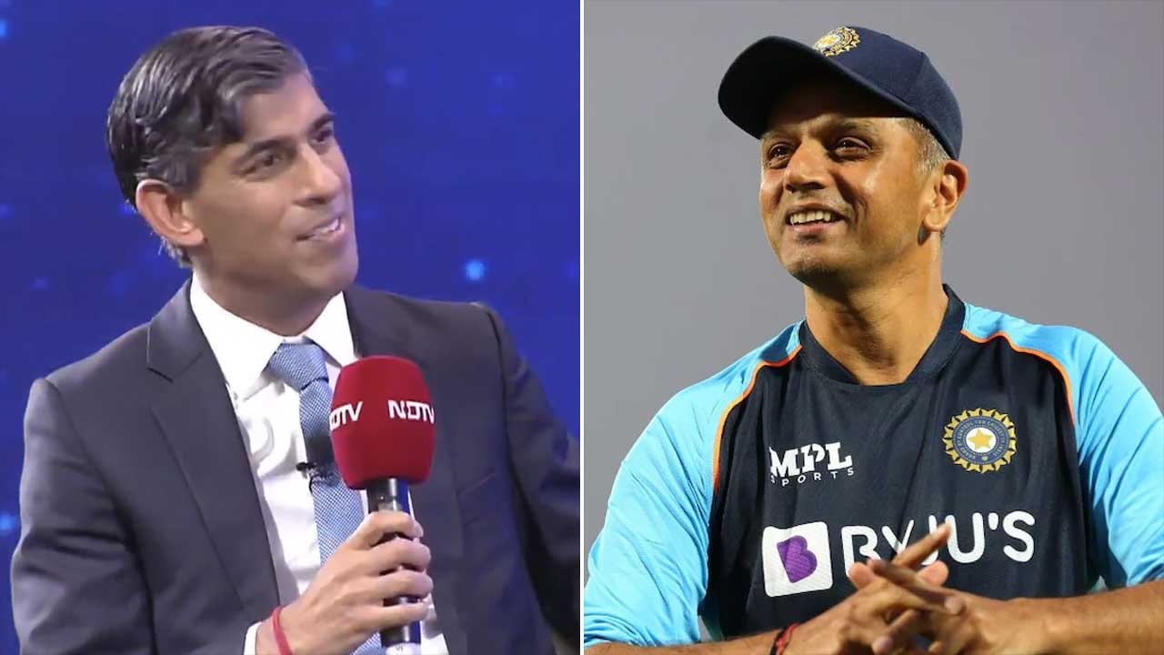 Watch: My Favourite Player Growing Up Was Rahul Dravid, Says Rishi Sunak