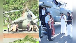 Video: Helipad Sinks As President Murmu's Chopper Lands In Kerala