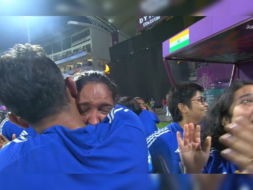 Video: Harmanpreet Kaur Breaks Down After India Enter Women's World Cup Final With Historic Win vs Australia