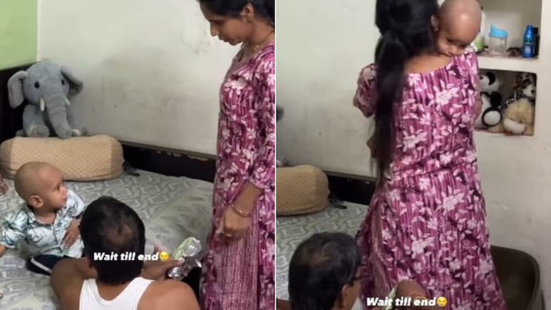 8 घंटे बाद जॉब से लौटी मां को देखते ही नन्हे बच्चे ने किया कुछ ऐसा, Video ने हर किसी को रुला दिया 8 घंटे बाद जॉब से लौटी मां को देखते ही नन्हे बच्चे ने किया कुछ ऐसा, Video ने हर किसी को रुला दिया