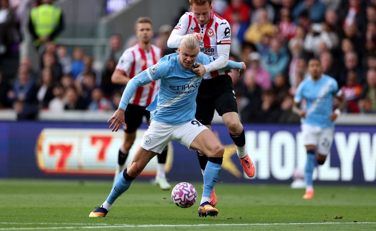 Erling Haaland Extends Hot Streak As Manchester City Sink Brentford