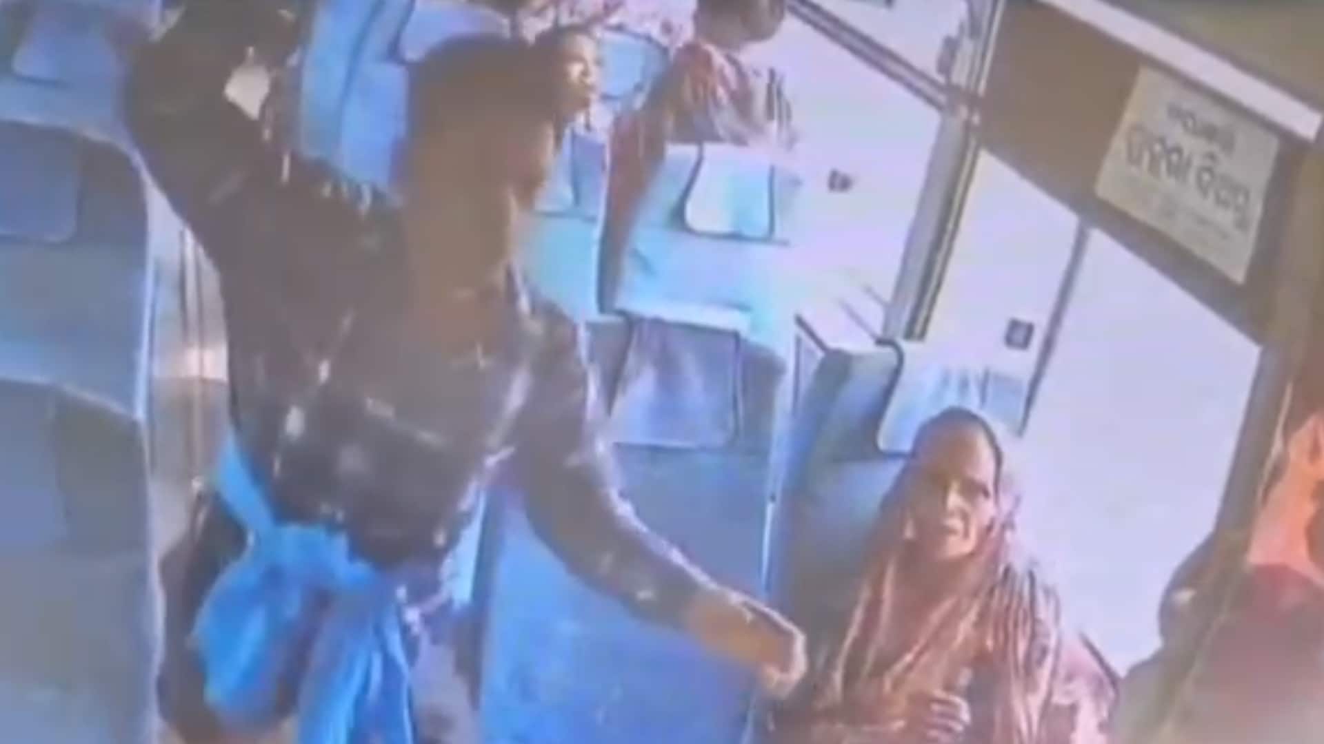 On CCTV, Man Attacks Passengers With Machete On Odisha Bus