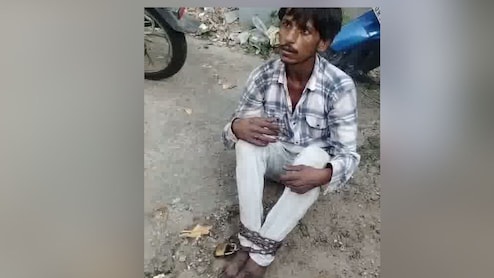 Video: कोटा के बीच चौराहे पर लोगों ने युवक को जंजीर में बांधा, वायरल वीडियो में खुद को बताया बेकसूर