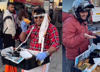 Bihar Man Sells Samosas On London Streets, Video Goes Viral