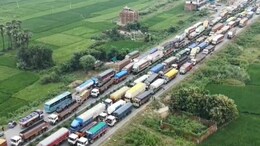 Video: Massive Jam On Delhi-Kolkata Highway, Vehicles Stuck For 4 Days