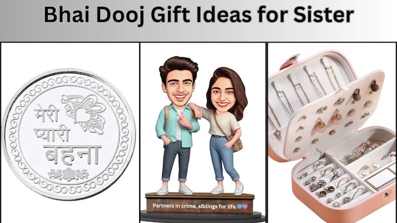 Bhai Dooj Gift for Sister: बहन को दें ये मॉडर्न और बजट-फ्रेंडली गिफ्ट, जो प्यार भी जताए और जेब पर भारी भी न हो Bhai Dooj Gift for Sister: बहन को दें ये मॉडर्न और बजट-फ्रेंडली गिफ्ट, जो प्यार भी जताए और जेब पर भारी भी न हो