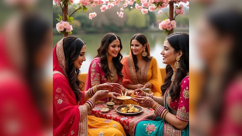 करवा चौथ पर द‍िखना है हीरोइनों जैसा तो ये 5  लुक कर लें कैरी, सबसे जुदा द‍िखेंगी आप