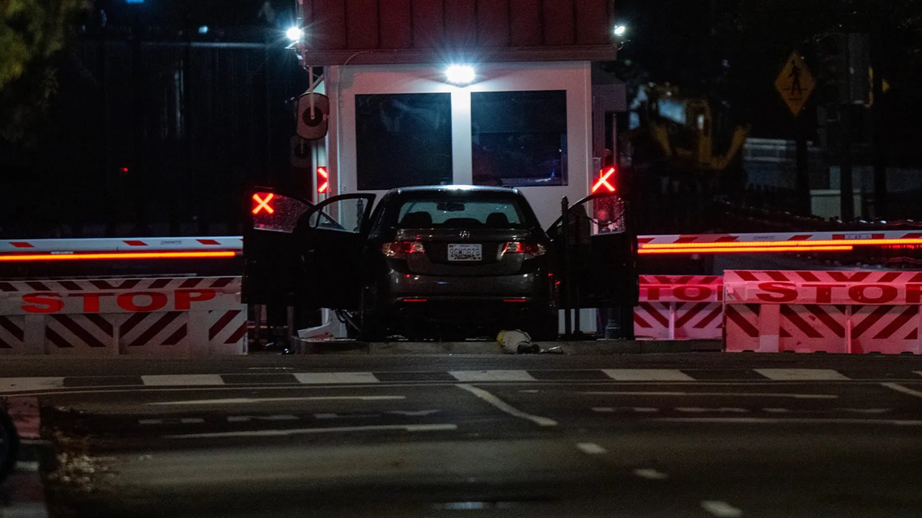 Car Crashes Into White House Security Gate, Driver Arrested