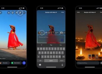 Instagram lance des stories et des effets vidéo basés sur l'IA sur le thème de Diwali pour l' application Edits