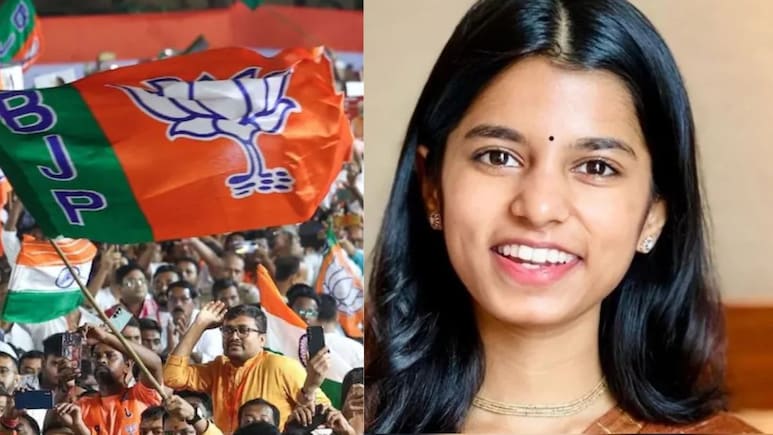 Maithili Thakur Files Nomination From Alinagar, Seeks Blessings Maithili Thakur Files Nomination From Alinagar, Seeks Blessings