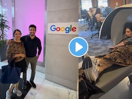 वाह रे वाह! Google मध्ये नोकरी मिळाली, पोरानं आईला थेट अमेरिकेला नेलं अन् ऑफिसमध्ये..हृदयस्पर्शी Video पाहाच वाह रे वाह! Google मध्ये नोकरी मिळाली, पोरानं आईला थेट अमेरिकेला नेलं अन् ऑफिसमध्ये..हृदयस्पर्शी Video पाहाच