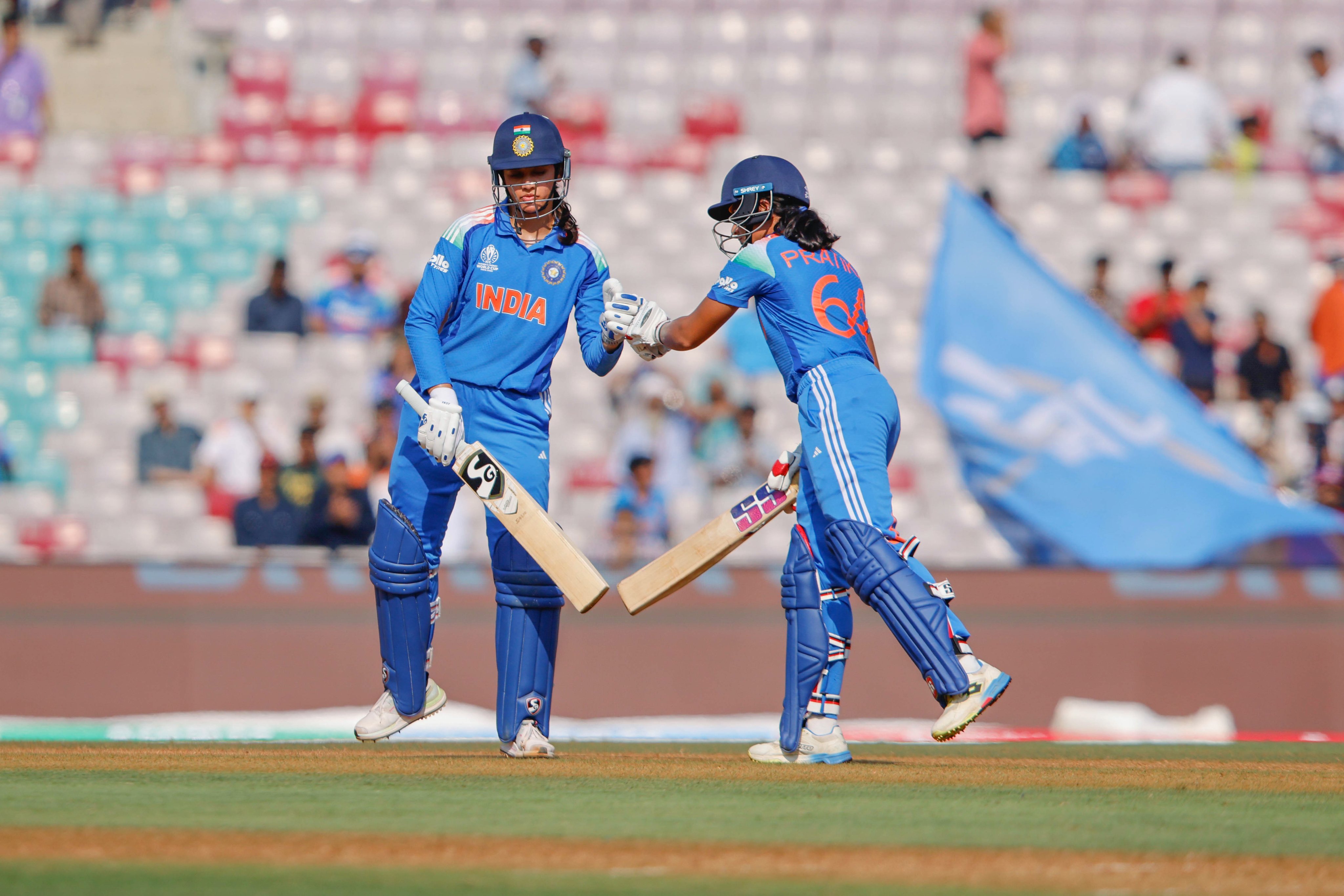 India vs New Zealand LIVE Score, ICC Women's World Cup 2025: Rain Returns, Ground Under Covers Again. India 329/2 vs NZ