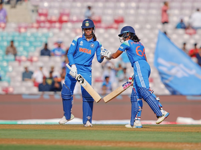 India vs New Zealand LIVE Score, ICC Women's World Cup 2025: Rain Returns After India Post 340/3 In Allotted 49 Overs
