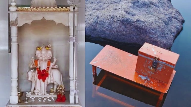 Mahad News : दत्त मंदिरातील दानपेटी आढळली नदी पात्रात, गावात खळबळ Mahad News : दत्त मंदिरातील दानपेटी आढळली नदी पात्रात, गावात खळबळ