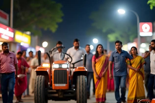 रीवा में दुर्गा प्र‍त‍िमा विसर्जन के दौरान हादसा: ट्रैक्टर ट्राली में करंट लगने से 14 वर्षीय लड़की की मौत, कई घायल