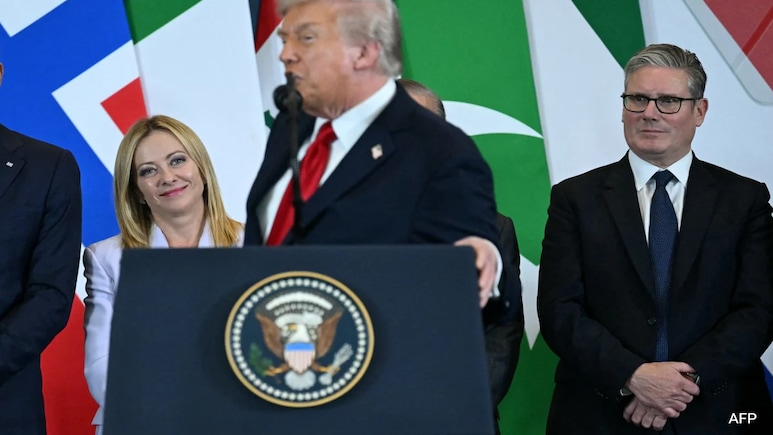 Video: "You Don't Mind Being Called Beautiful, Right?" Trump To Italy's Meloni Video: "You Don't Mind Being Called Beautiful, Right?" Trump To Italy's Meloni