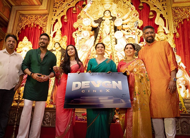 Ajay Devgn Launches Devgn Cinex With Kajol During Durga Puja Celebrations In Mumbai